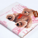 Handuk Chalmer Pio Sleep Bear Pink